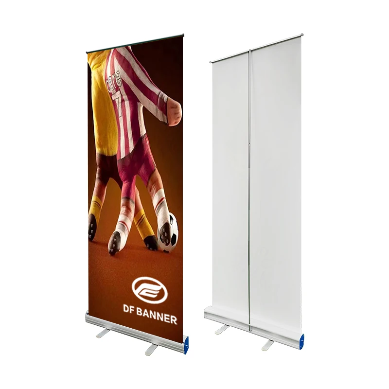 Best Selling Classic Aluminum  Retractable Roll-Up Marketing Banner Kakemono Advertising Background Banner Stand