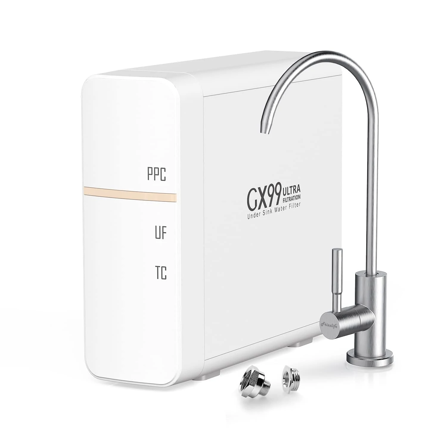 Zero Waste Water No Power Required Under Sink Water Filter System water purifier machine reverse osmosis