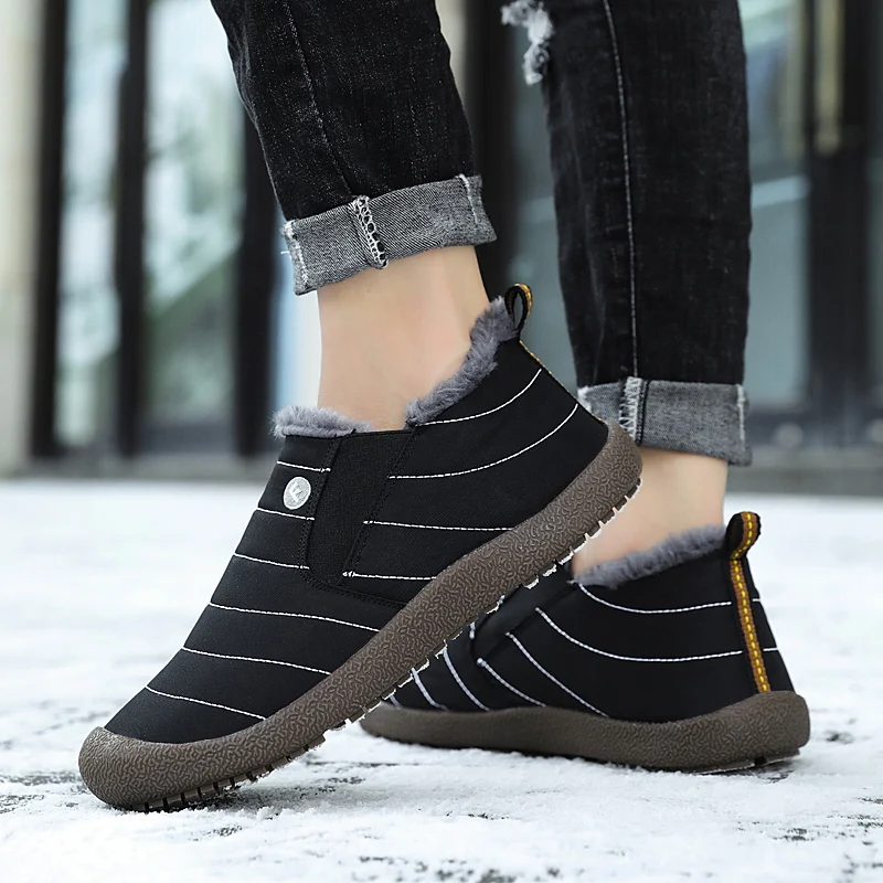 Women Boots Waterproof Snow Boots For Men Winter Shoes Couple Casuals Ankle Women Botas Mujer Size 36-48 Warm Winter Men Boots