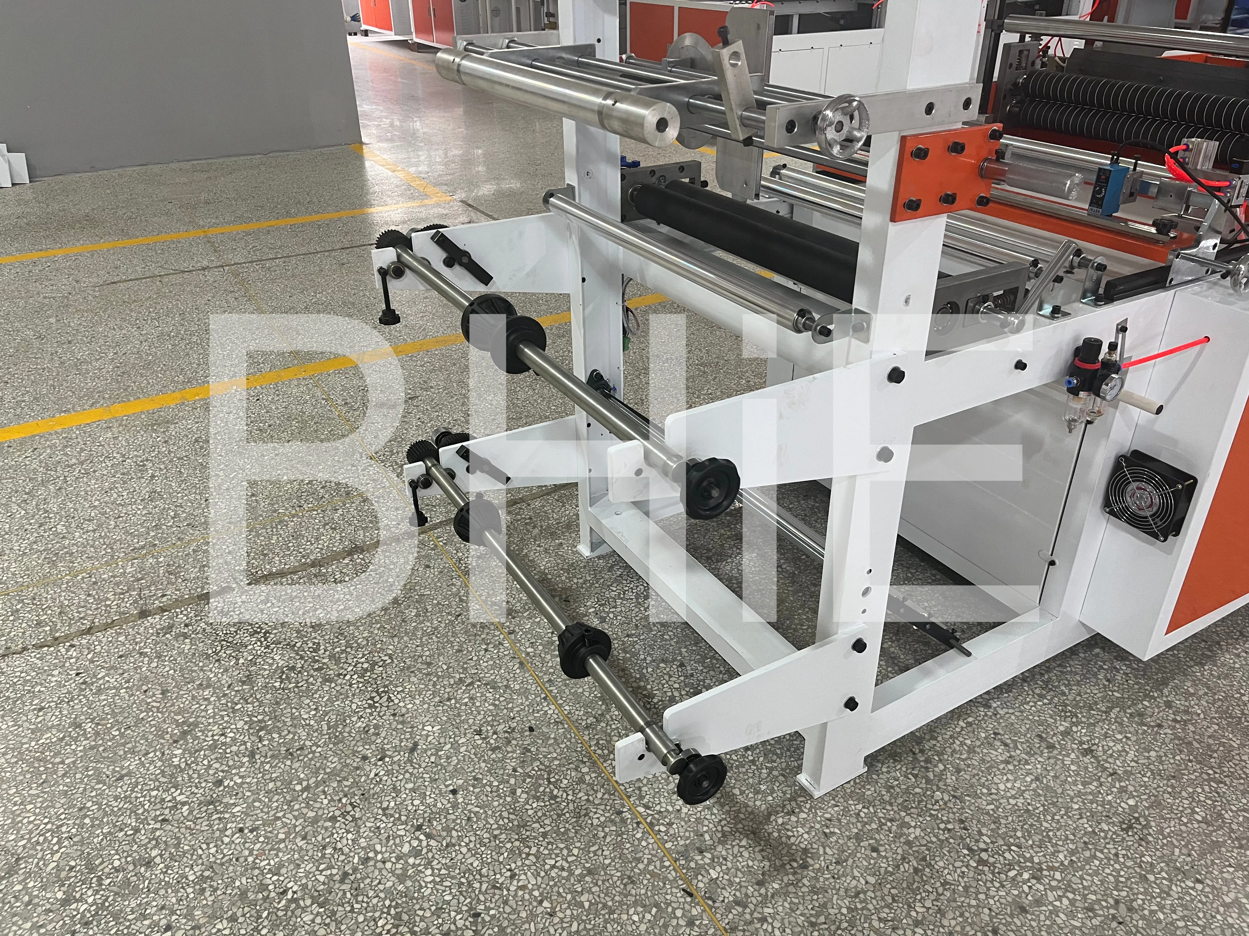 plastic adhesive shopping bag making machine polypropylene bag making machine side seal bopp opp making machine
