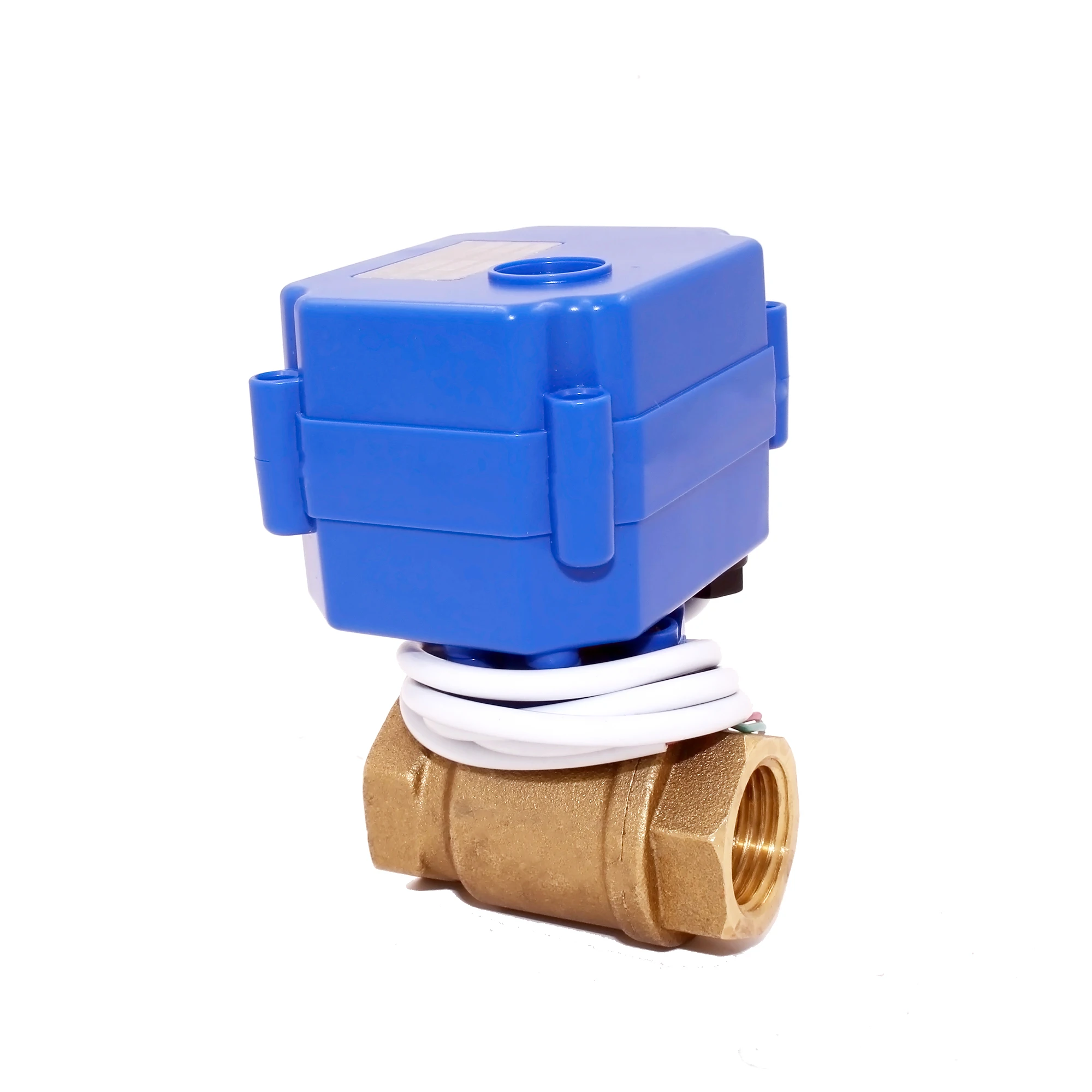 Stainless Steel Threaded Electric Motorised Ball Valve with 5v 3.6v 12v 24v 110v 220v DN15 DN20 DN25