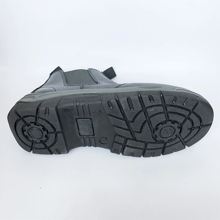 Wholesale Cheap Esd Construction Leather Work Time Safety Shoes Steel Toe Cap Safety Boot Shoes for workers