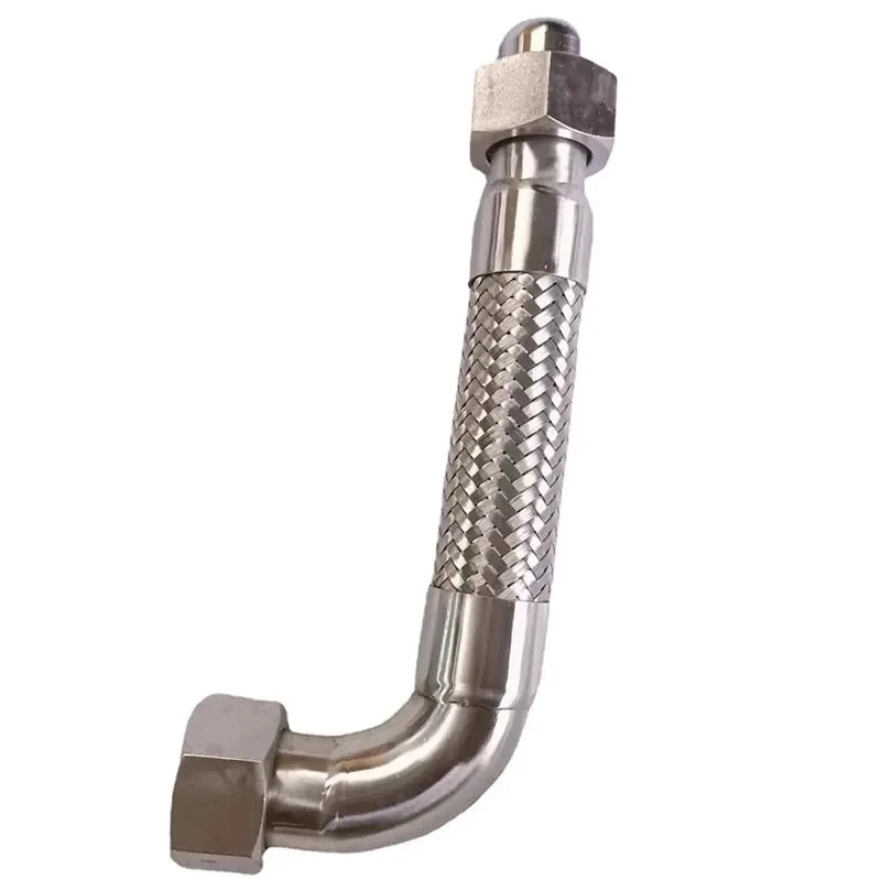 High quality 25mm 30mm stainless steel wire braided connector flexible metal hose pipe in kg