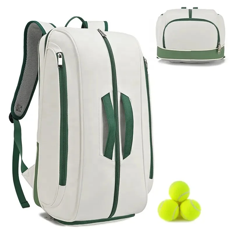 Многофункциональный PU Pickleball рюкзак Padel теннисная сумка ракетка спортивная Большая емкость аксессуар