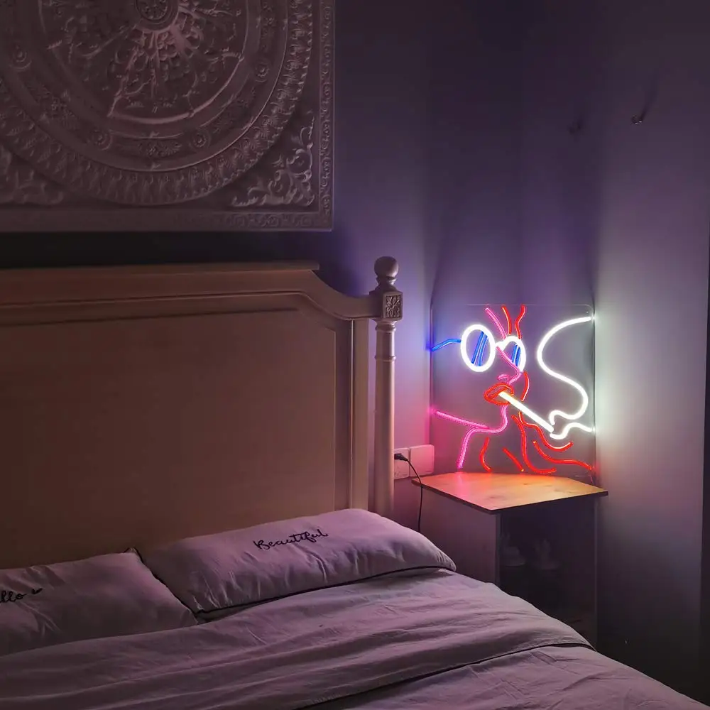 
Acrylic Sign Board Custom Made Neon Led Aryclic Sign Neon Light Flexed Flexible Neon Stripneon Tube High-Quality 