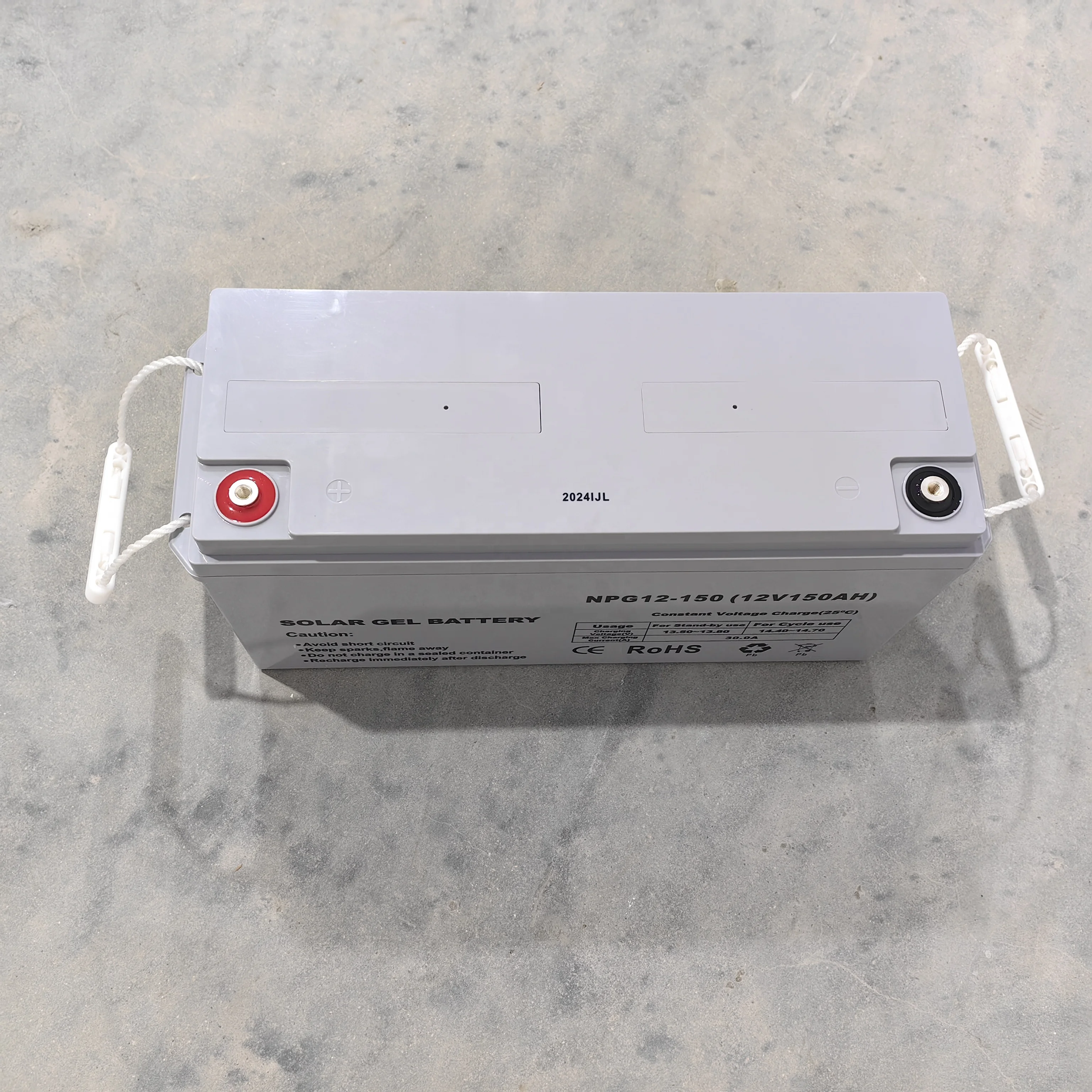 High efficiency solar lead-acid battery gel battery Strong deep circulation ability Solar system for home power