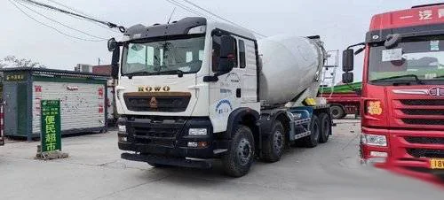 Для транспортировки цемента Sinotruck HOWO б/у Бетономешалка 7 9 М3 цементный смеситель 8*4 в