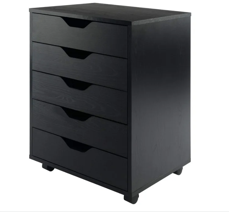 Modern Movable 5 Layers  Drawer File Storage Cabinet Office Underdesk Cabinet