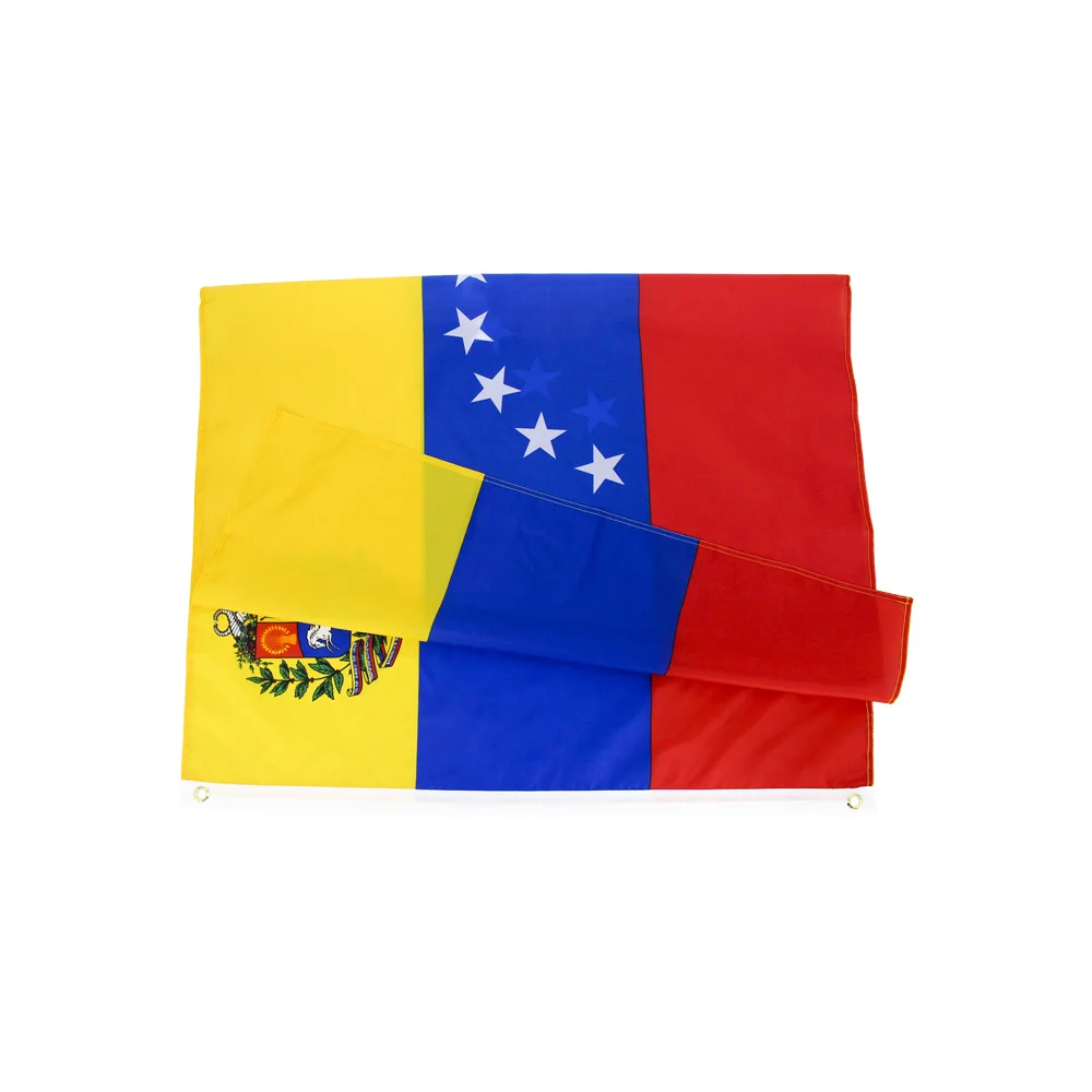China Yiwu Factory Custom 3x5 Colombian Country Flag Yellow Blue Red 90*150cm Silk Printing Colombia Flag for Event