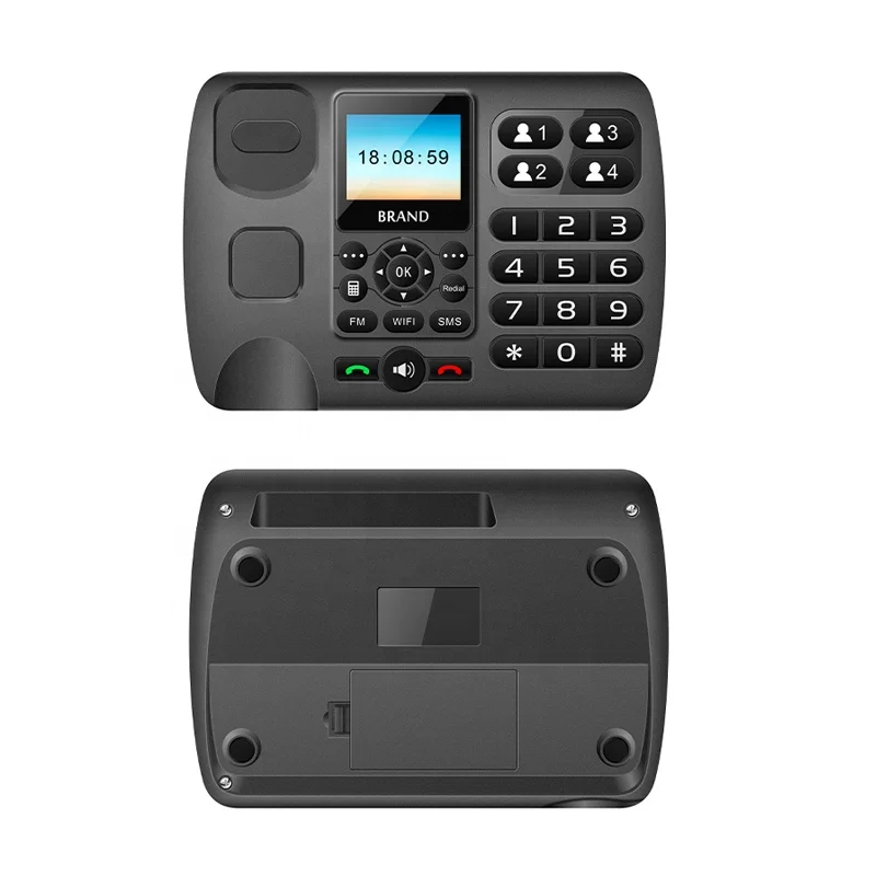 FDD TDD WCDMA GSM Cordless Desktop Telephone Wifi Handset Desk Phone Fixed Wireless Phone