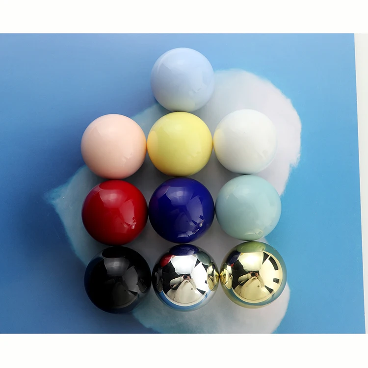 Bulk Wholesale Colorful Ball Shape Perfume Lids 34mm Gold Pink Blue Green Black Red Parfum Caps For Fragrance Packaging