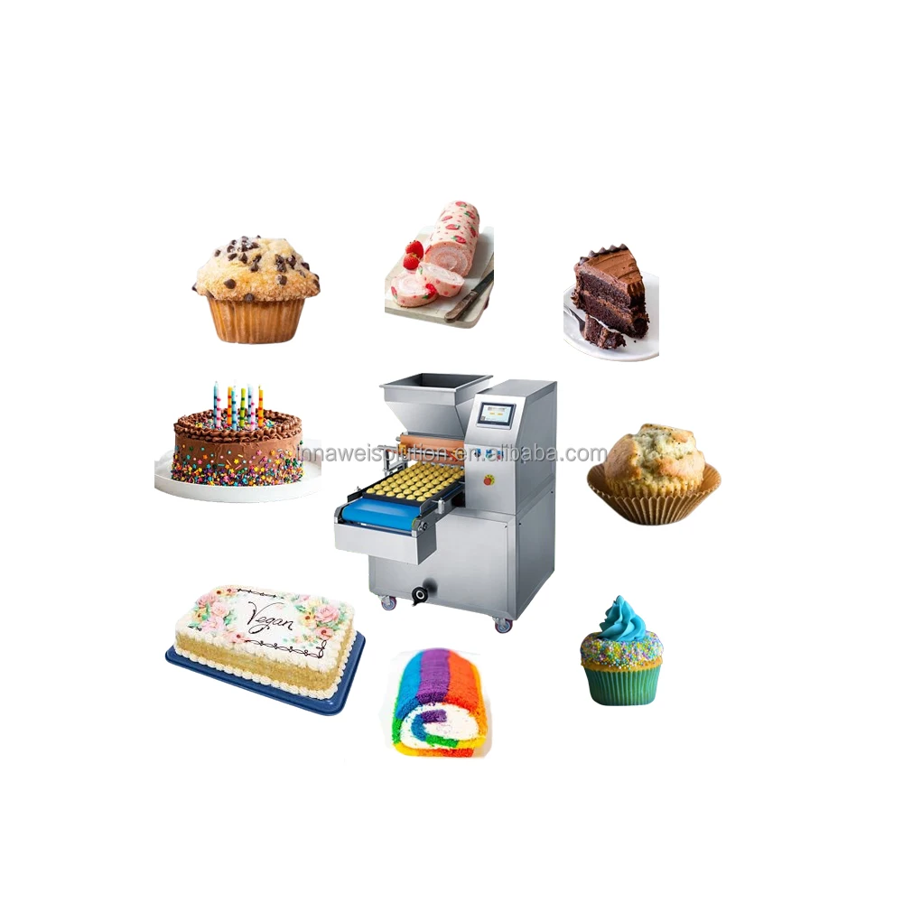 Good Quality Professional Cupcake Making Machine And Cake Production Equipment With Automatic Depositor