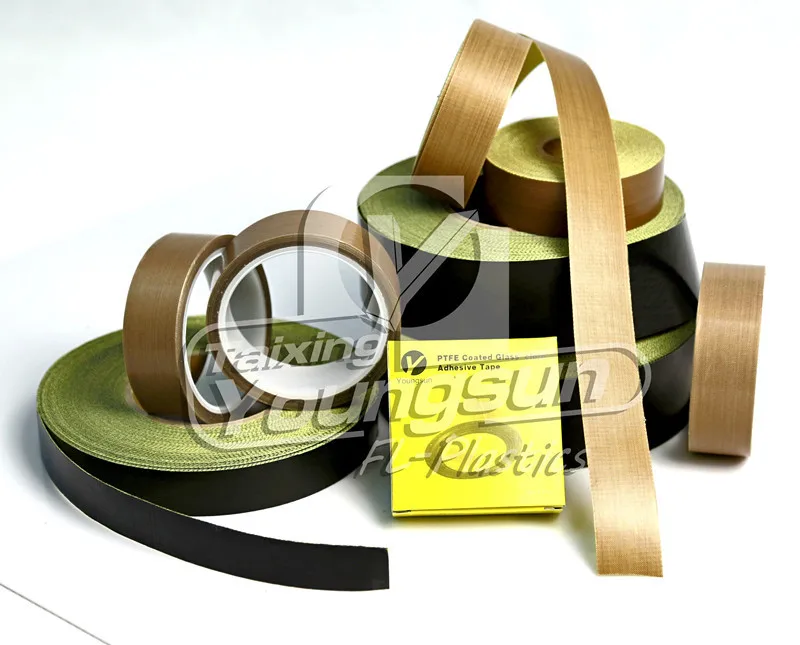 High temperature resist PTFE fiberglass adhesive tape PTFE heat press sheet release sheet for shrink film packing machine