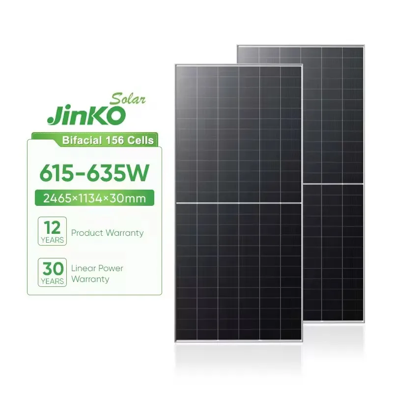 Best price jinko tiger neo n-type solar panel 575w 580w 585w topcon bifacial solar panel 615w 620w 625w 630w 700w