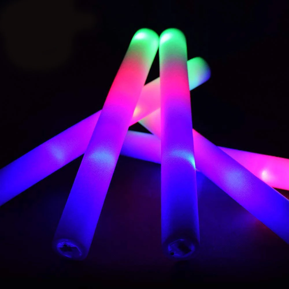 18inch led foam stick wedding party use light up foam stick glow foam stick