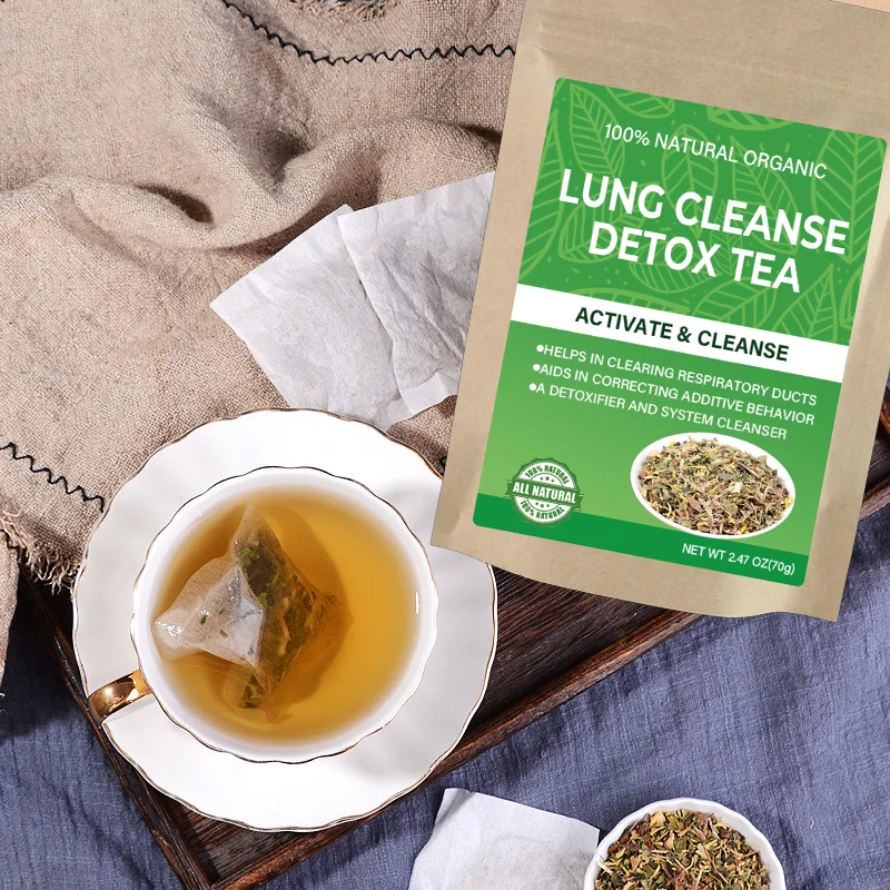 Natural herb organic tea bag Cleanse & Soothe tea for smokers