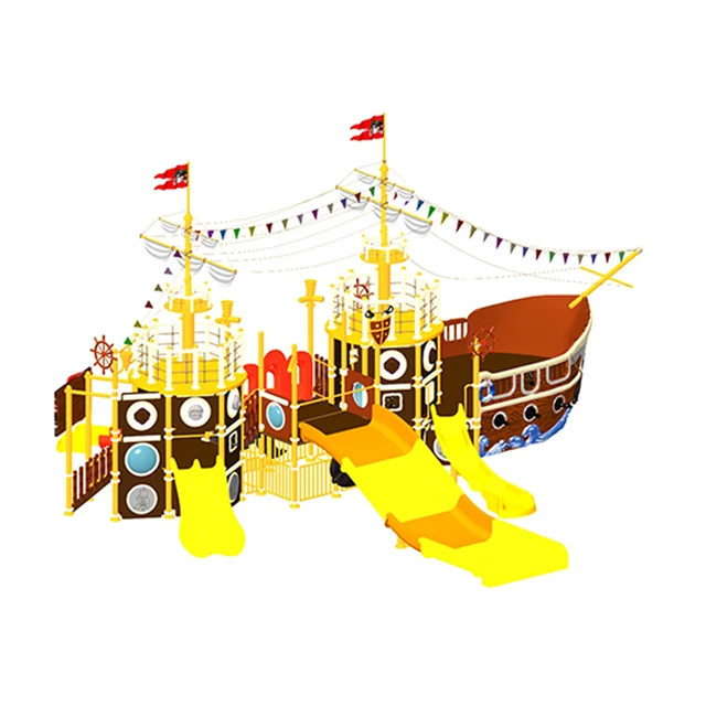 COWBOY pirate boat theme children playground equipment water park