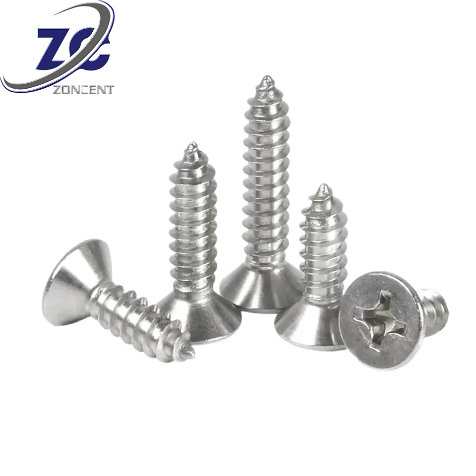 High quantity Screw M2  M4 M5 M6 dry wall Pan Flat Truss Phillip Head Self Tapping Screw drywall screws