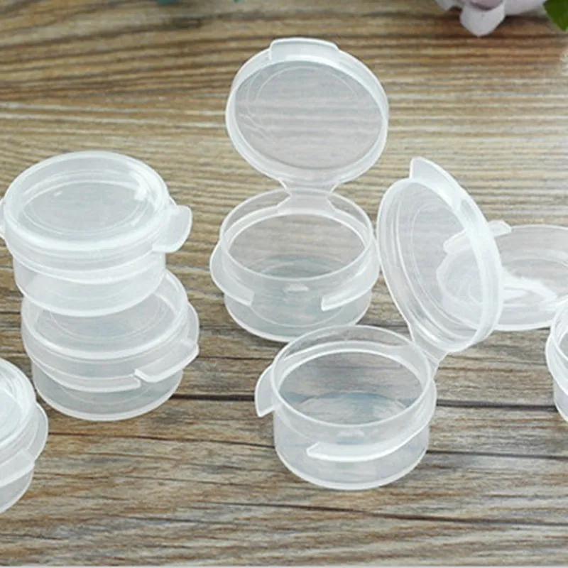 5g Plastic Jar Small Pot Leak Proof Cream Jars Popular Sample  Button Box Cosmetic Jars Empty Makeup Containers