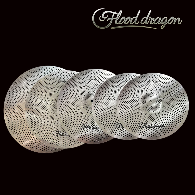Wholesale drum parts accessories alloy silent weak sound jazz drum cymbal set 14 14 16 18 20 inch