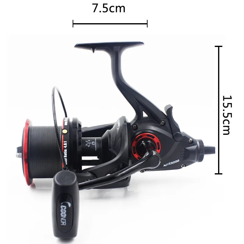 FISHGANG New Arrival 8000+9000 Metal Spool Spinning Fishing Reel Saltwater Spinning Reels For Sale