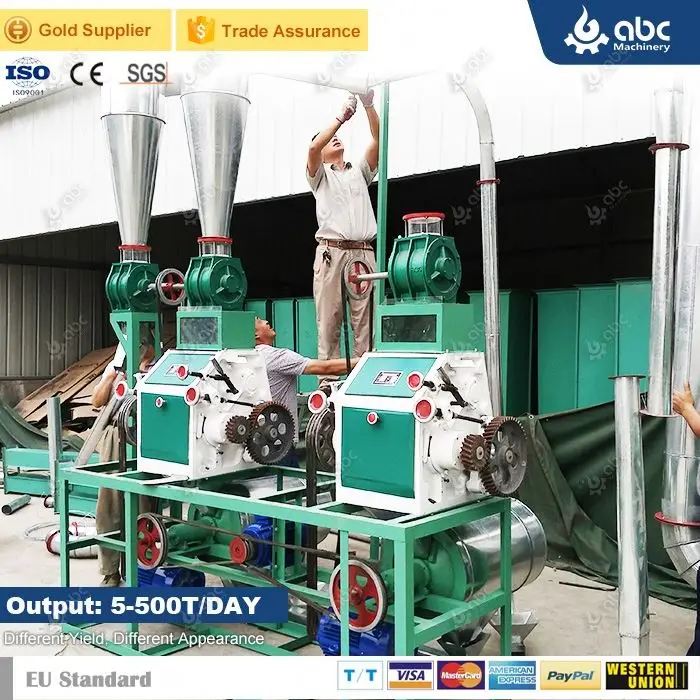 Best Reputation Integrated Maize Meal 5-500T Mini Milling Machine For Flour Grinding