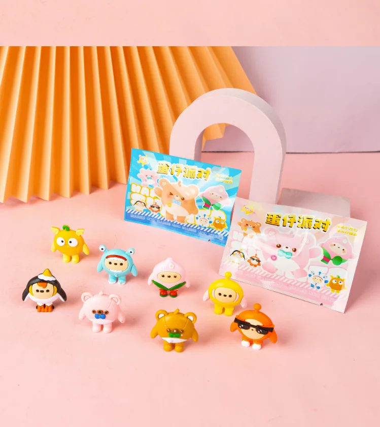 32pcs/set Sanri0Blind Box Eraser Kawaii HelloKitten Melody Kuromi Removable and Assembled Doll Student Stationery Toy Kids