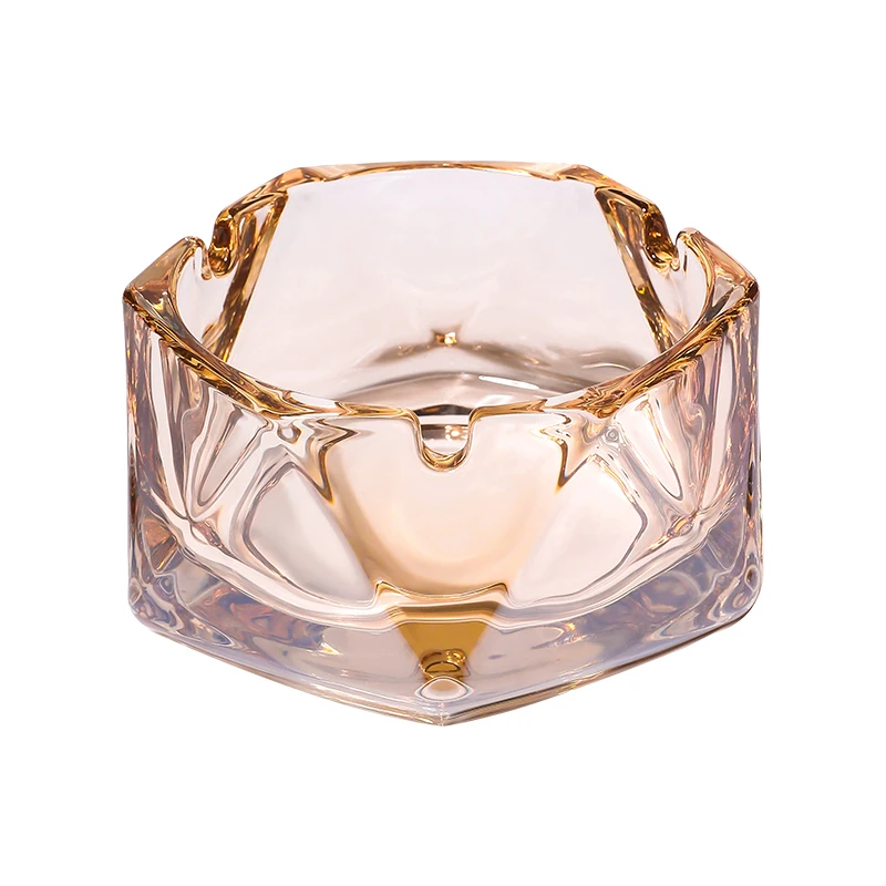 Large wholesale cheap glass ashtray crystal cigar ashtray smoking ashtray in home/hotel/office