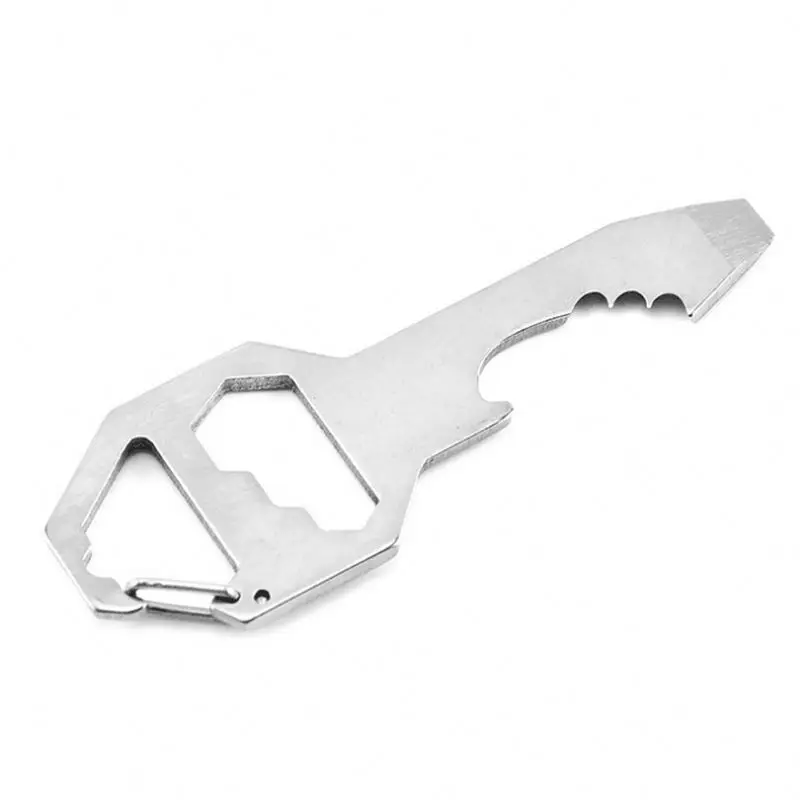 candy Customized Bottle Opener Metal Multifunctional Mini Keychain Screwdriver Outdoor Multifunctional Tool Keychain