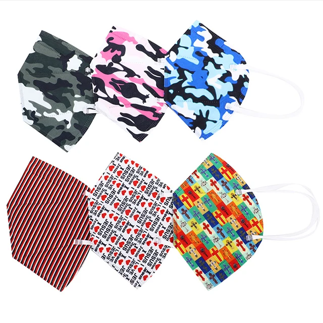 
Colorful KN95 OEM face masker PM2.5 protective fashion face mask earloop mouth cover 