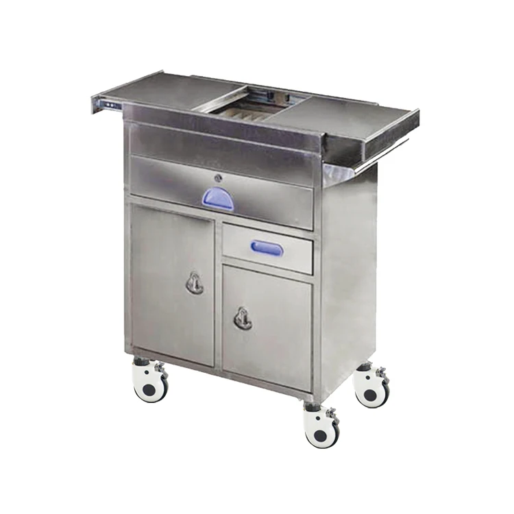 Hot selling  Clinic Emergency Treatment Medicine Trolley for patient