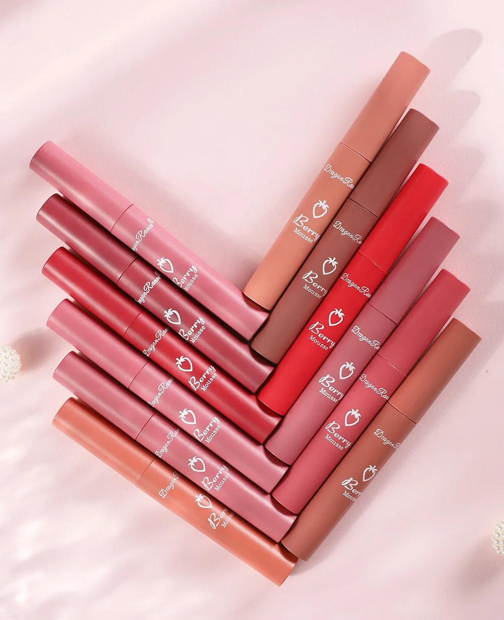 2022 New High Quality Matte Lipstick Wholesale 12 colors Nude Lipstick Long-lasting Velvet Waterproof Lip Gloss