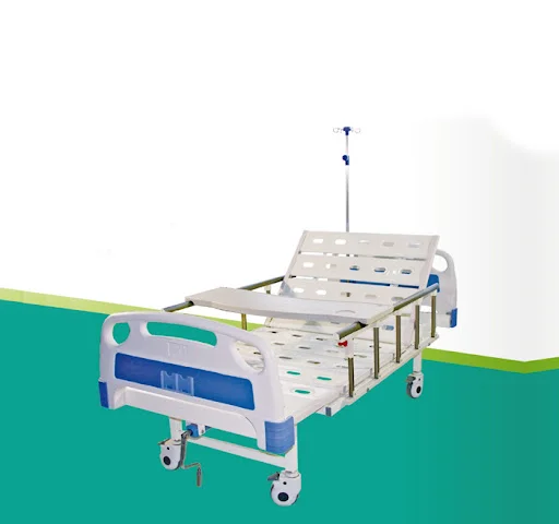 China Supplier Hospital Outpatient Bed Nursing Bed Hospital Furniture Metal Single Crank Sales High Quality Regular Bed