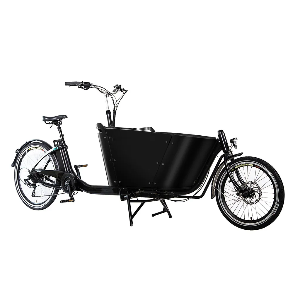 
dropshipping Europe holland 36v 250w two 2 wheel family cargo electric bike for kids school 