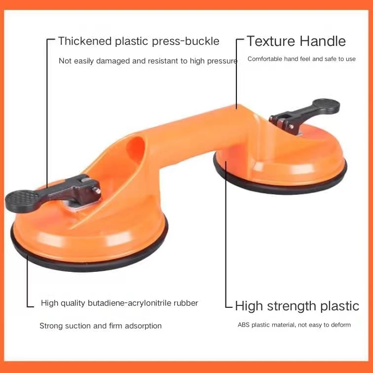Plastic double-claw ceramic tile glass labor-saving vacuum suction cup handling installation suction cup powerful suction device