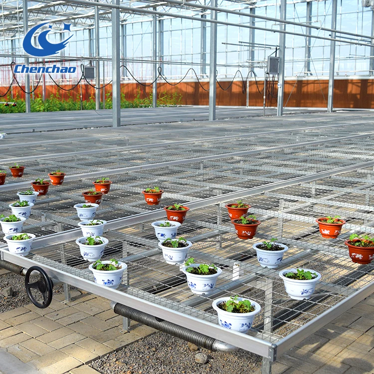 Ebb and Flow Trays Grow Tables Greenhouse Rolling Bench