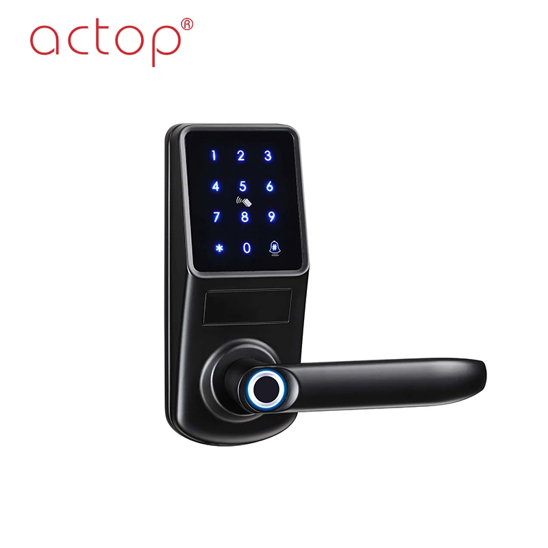 Boonlive Shenzhen Waterproof Wifi Ttlock App Smart Door Lock Reader Rfid Biometric Fingerprint Door Access Control System