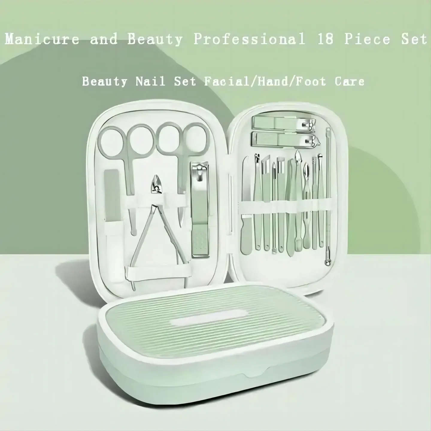 18 Piece Nail Clipper Set Ladies And Men Nail Clippers Home Manicure Set Decoration Nail Pedicure Special Tools