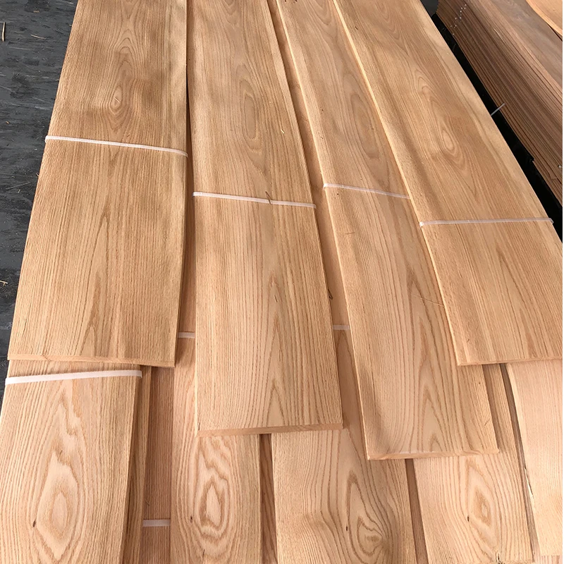 Factory sales of red oak veneer  natural solid wood veneer corrosion-resistant furniture decoration veneer