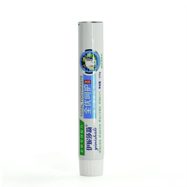 32mm Toothpaste Screw Cap Plastic Tube Custom Logo 50-100ml Cosmetic Packaging for Skincare and Oral Hygiene Products
