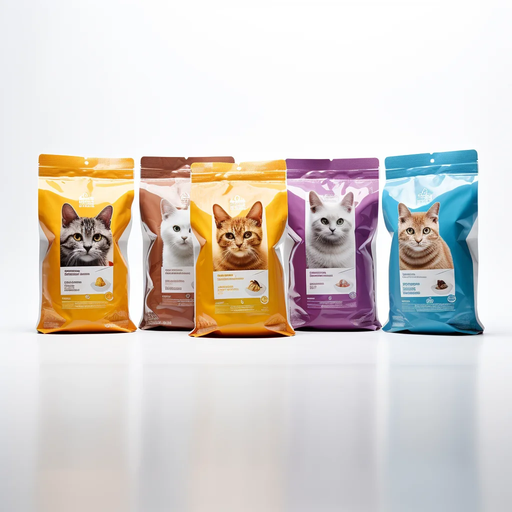 Flat Bottom Stand Up Packing Dog Training Treat Pouch Snack Cat Dog Plastic Side Gusset Bag Pet Food Packaging Bag