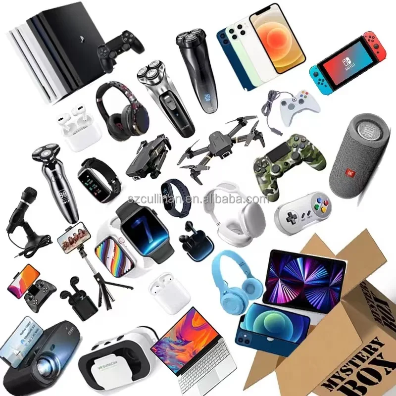 3C electronic products Mystery Gift Box has a chance to open: wireless Gaming earphones, cameras, drones, more gifts