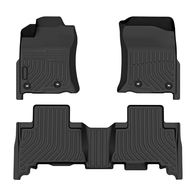 Wholesale Price Custom Fit All New design TPE car floor liners trunk mats use for Toyota 4Runner Fortunner
