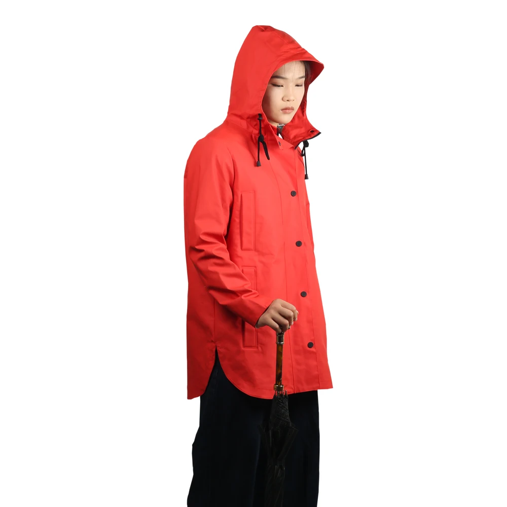 Ladies skiing waterproof raincoat Fashion hiking camping adventure warm coat windproof angling jacket PU coating OEM minimalism