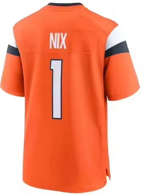 2024 новый сезон 10 Бо Никс 2 Патрик Султан-II 14 Courtland Sutton 7 John Elway оптовая продажа сшитых футболок