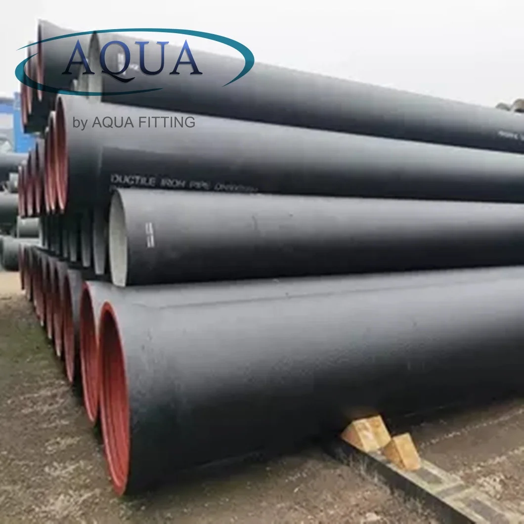 Iso2531 K9 Push On Joint Zinc Coated  6 meter Ductile Iron Pipes