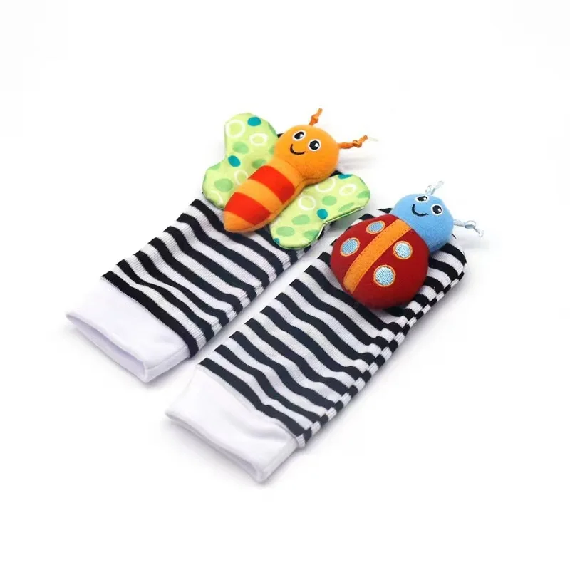 Infant Rattles Stuffed Toys Animal Baby Socks