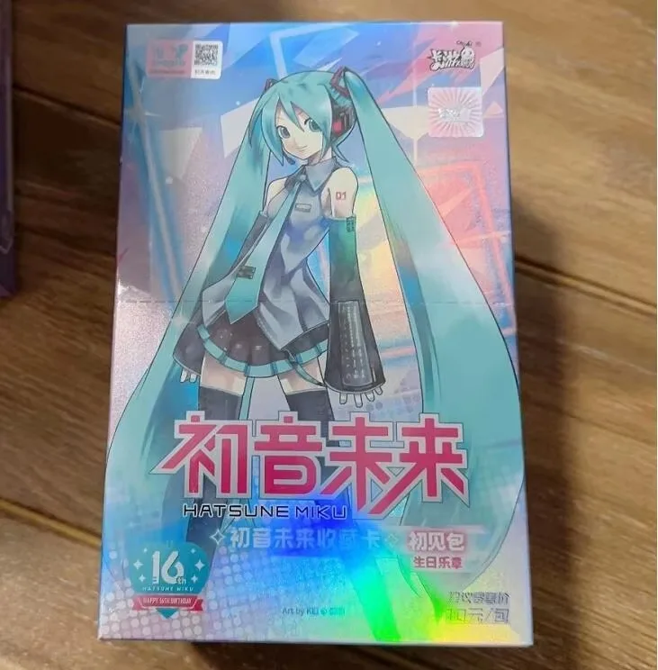 KAYOU Original Hatsunes Mikus Card First Sound Card Birthday Movement Greet Hatsuned Mikus Anniversary Collection Cards Gifts