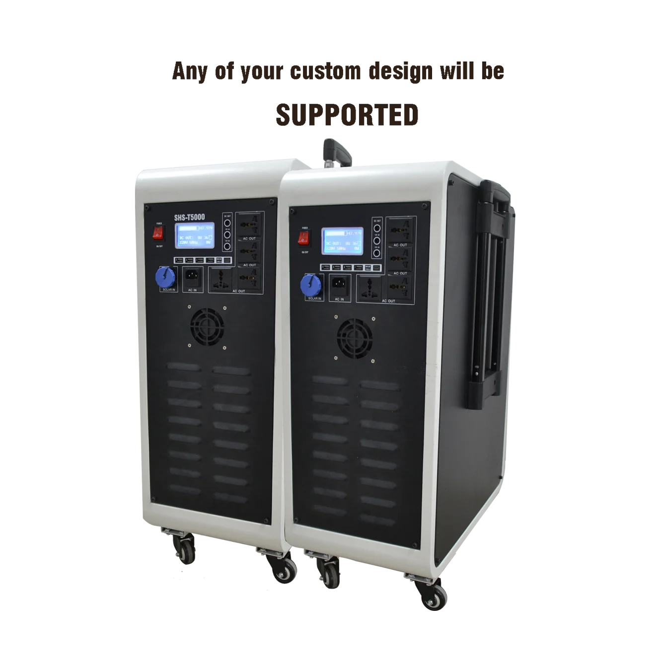 directly factory price push hand solar portable power station 4000w 5000w off-grid solar power system 4kw 5kw home generator