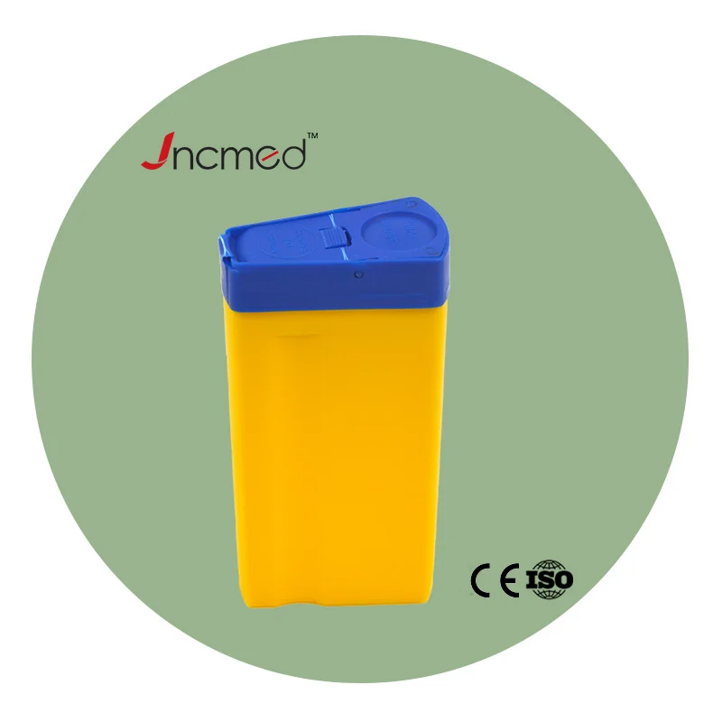 JCMED 0.4 liter sharp container yellow sharp bin terumo branded auto disable syringe  with box